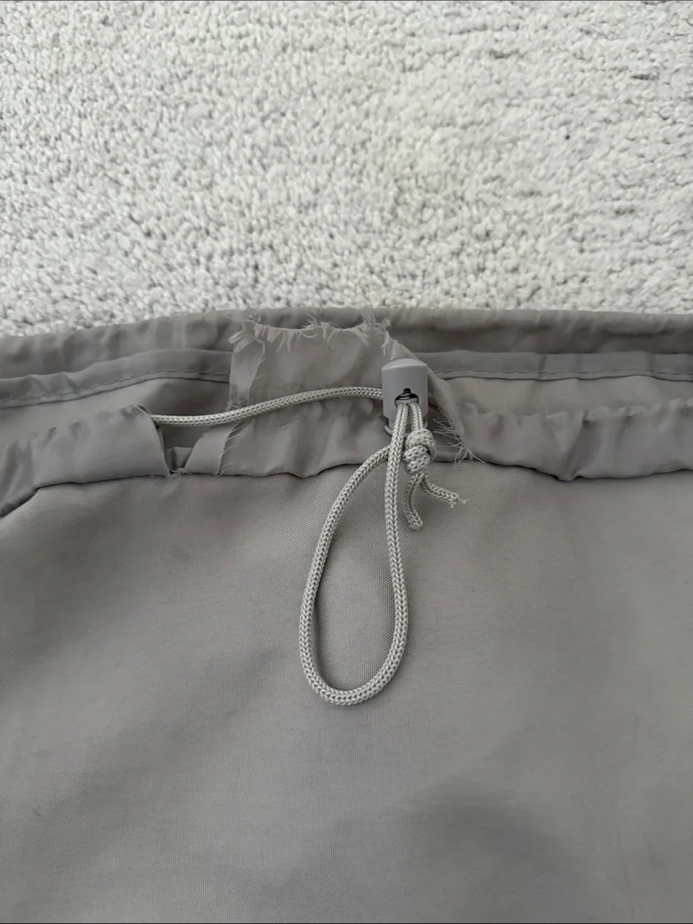 Target Gray College Laundry Bag with Mesh Pocket